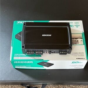 Kickers Black 4-Channel Car Amplifier